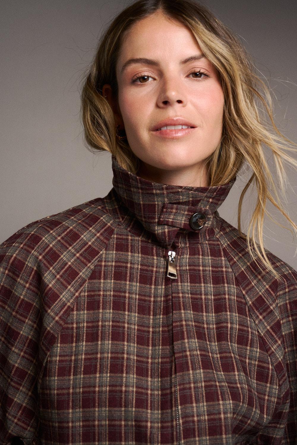 Check print Bomber Paloma