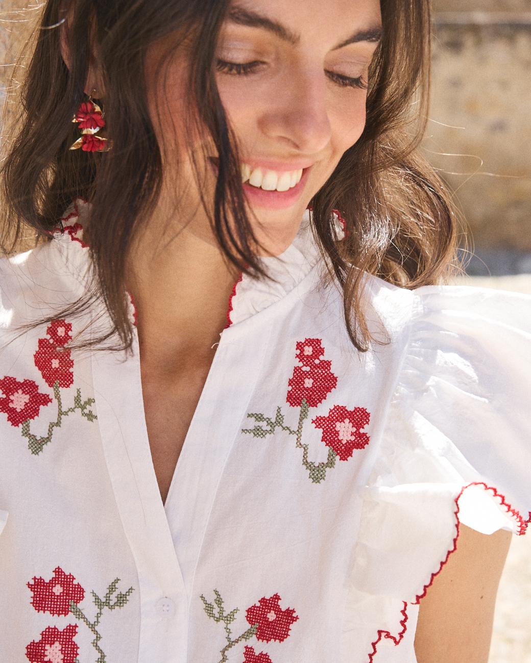 Camisa Manga Flaria