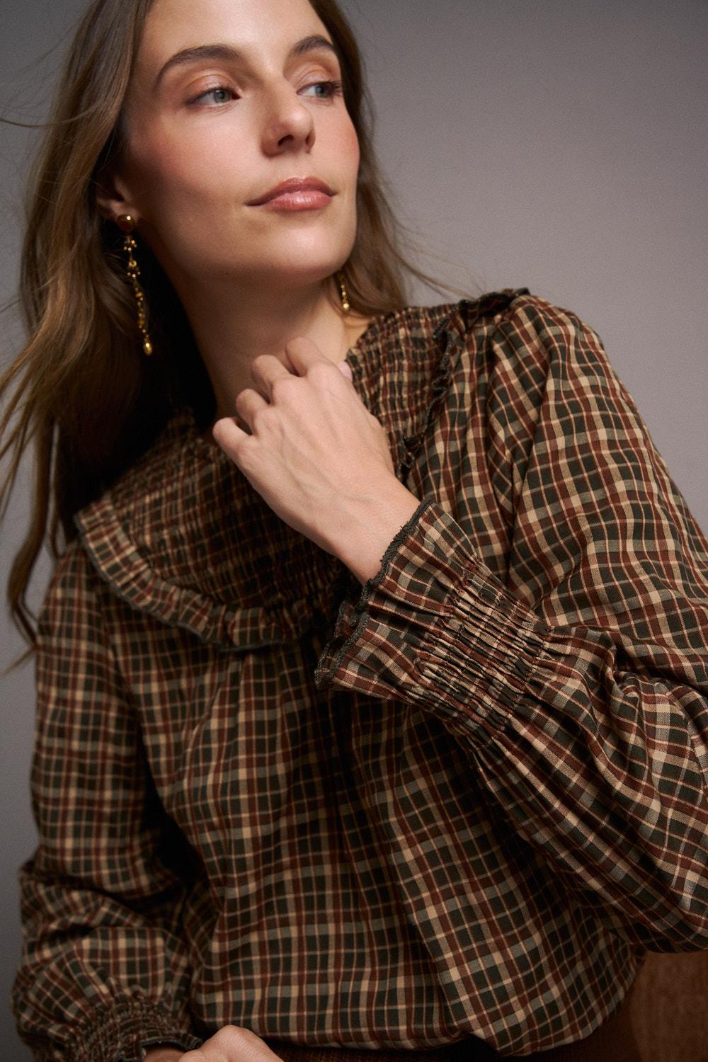 Mélanie Ruffle Blouse