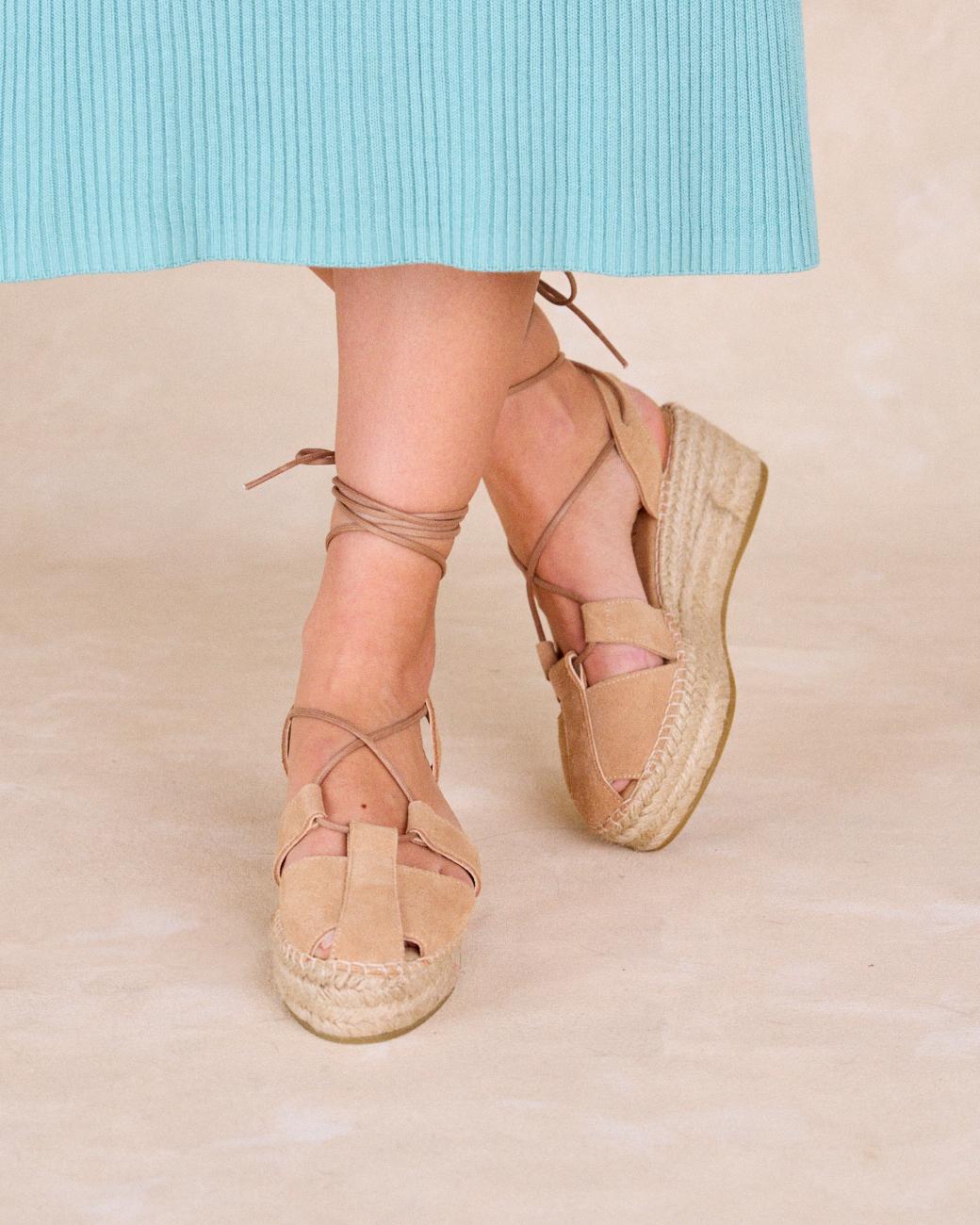 Espadrille en suède Aurora