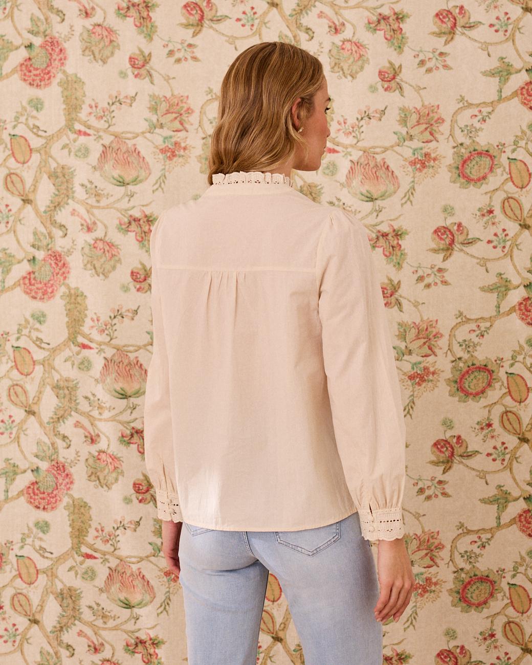 María Eyelet Shirt