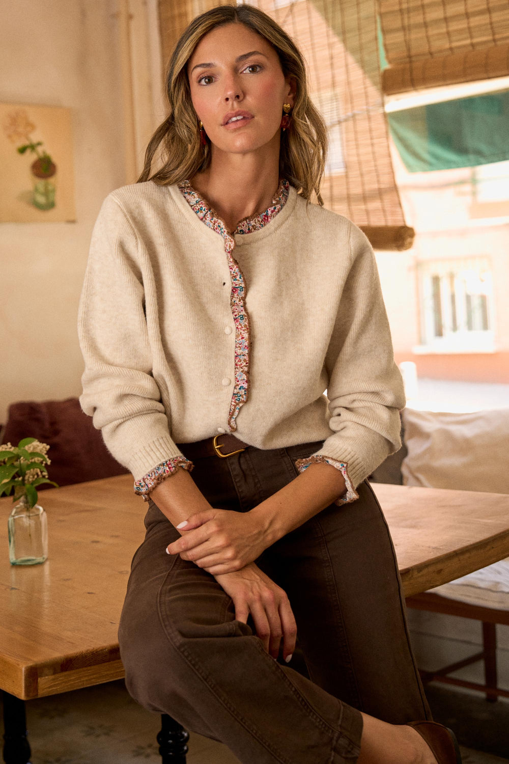 Milah Flowers Cardigan