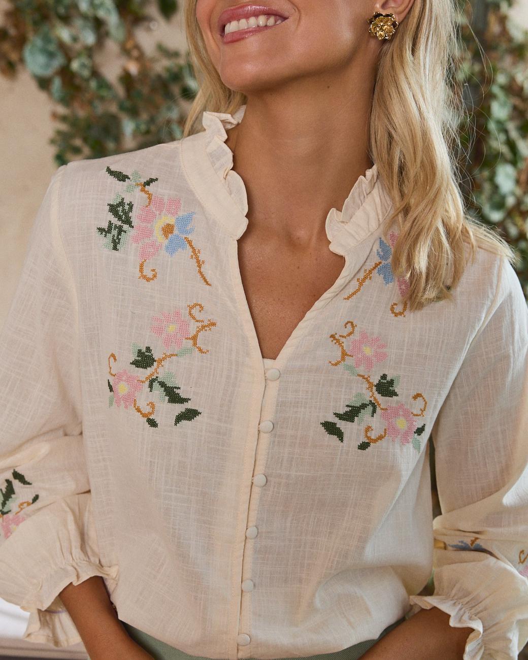 Camisa Bordados Julieta