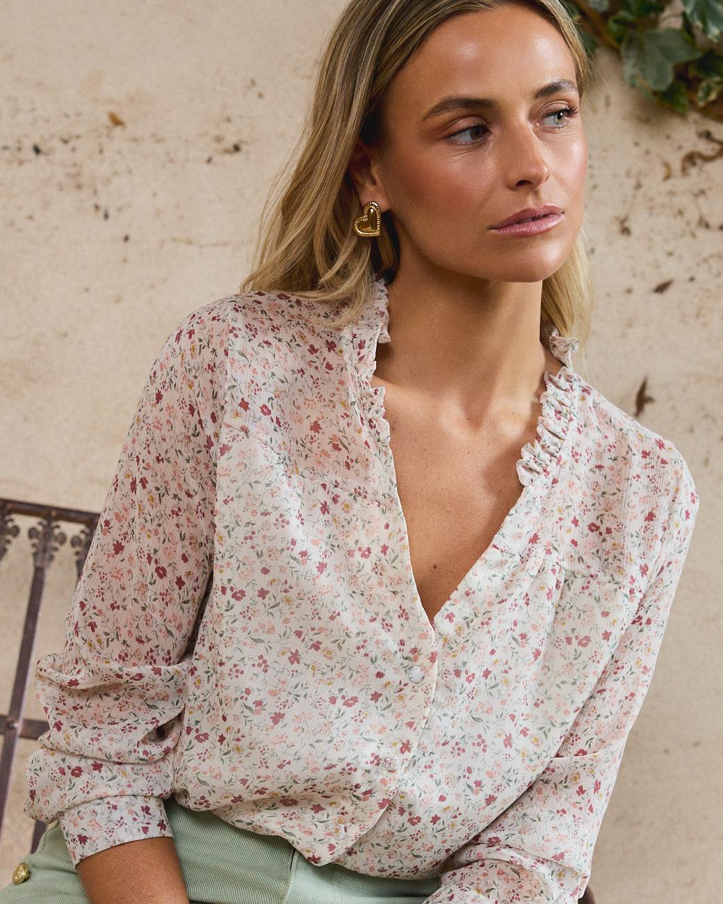 Camisa Flores Magnolia