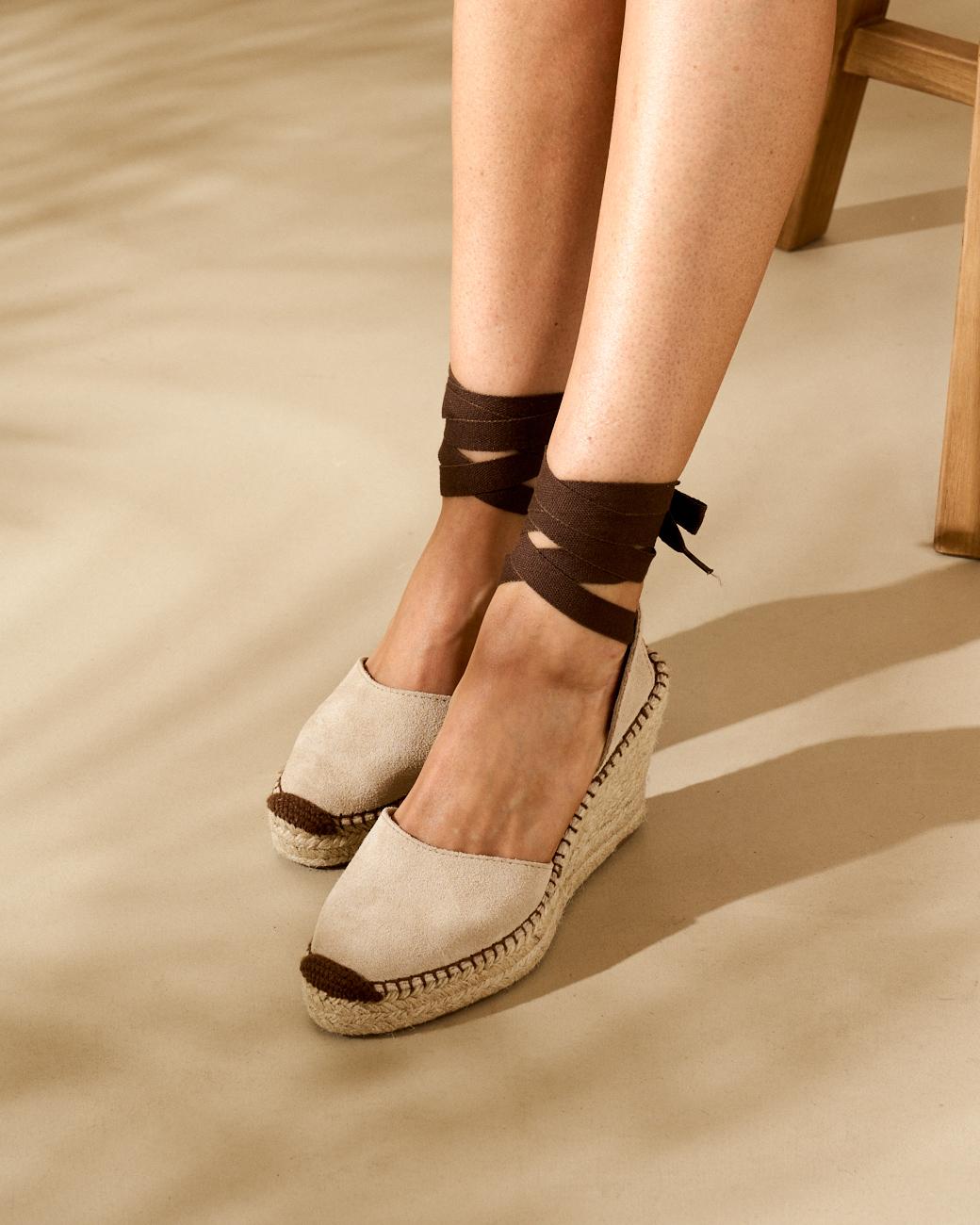Espadrille bicolore Tami