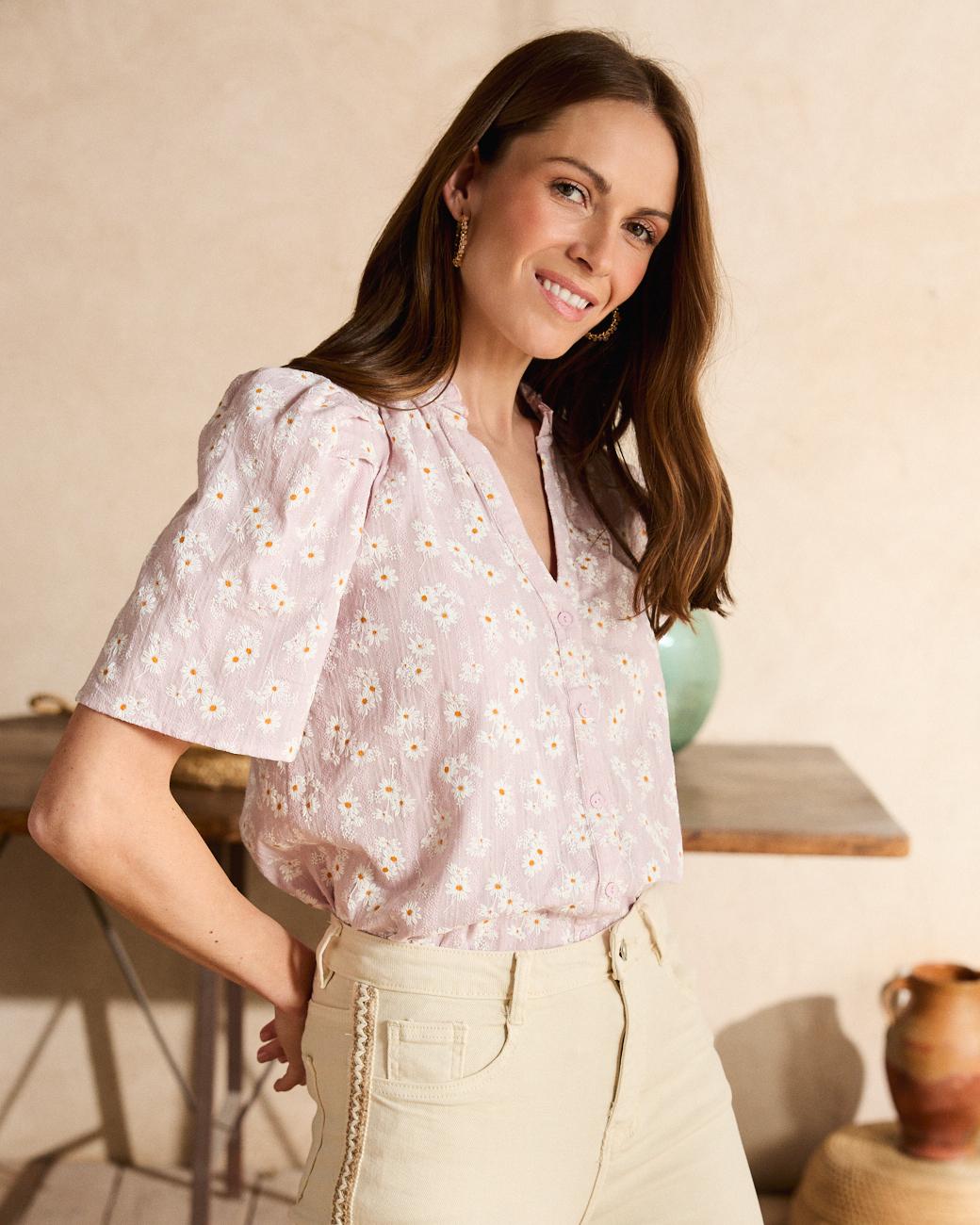 Blusa Margaritas Leonor