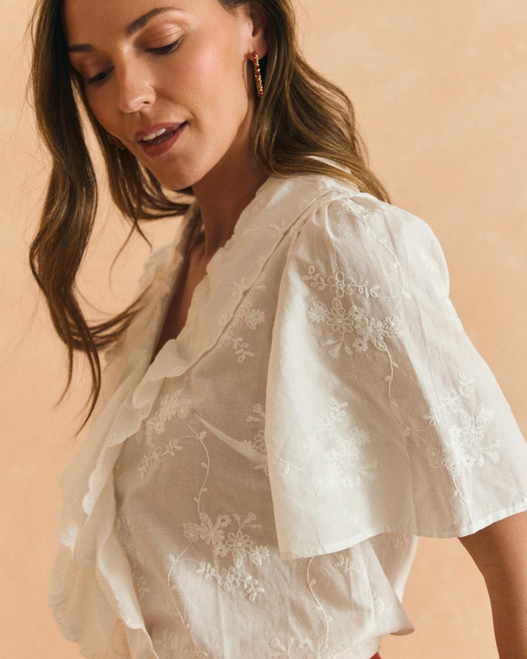 Blouse à volants Pati