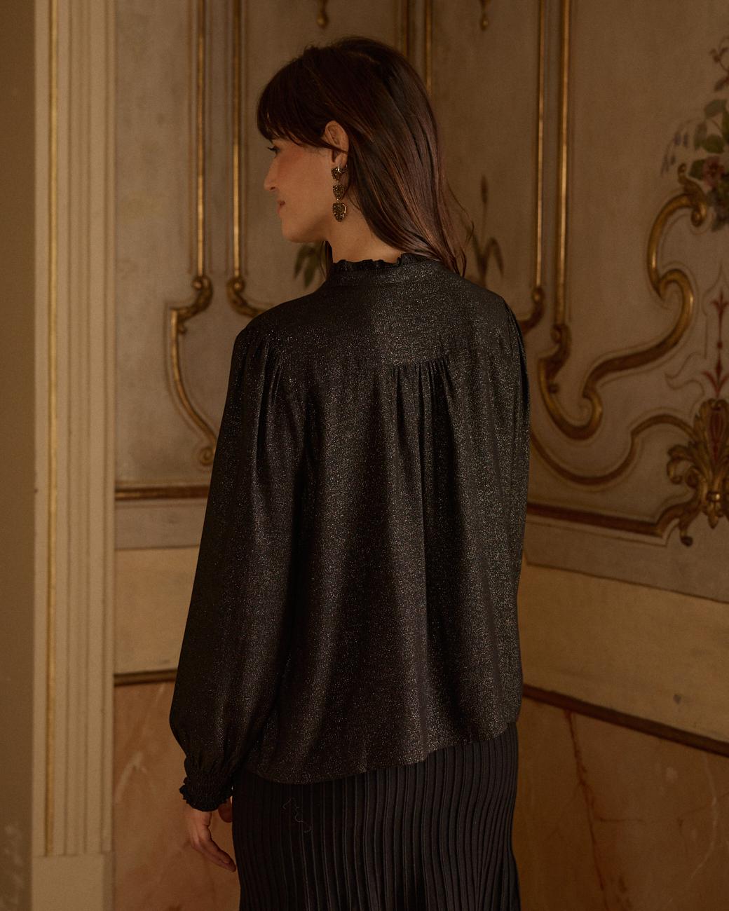 Chemise en lurex Stella