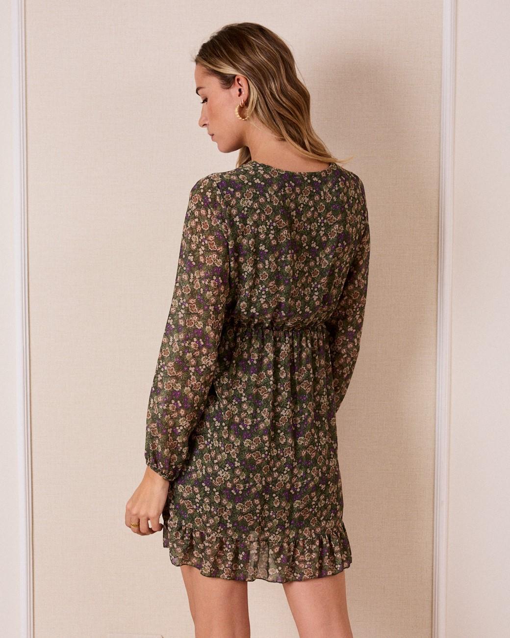 Vestido Flores Clavel