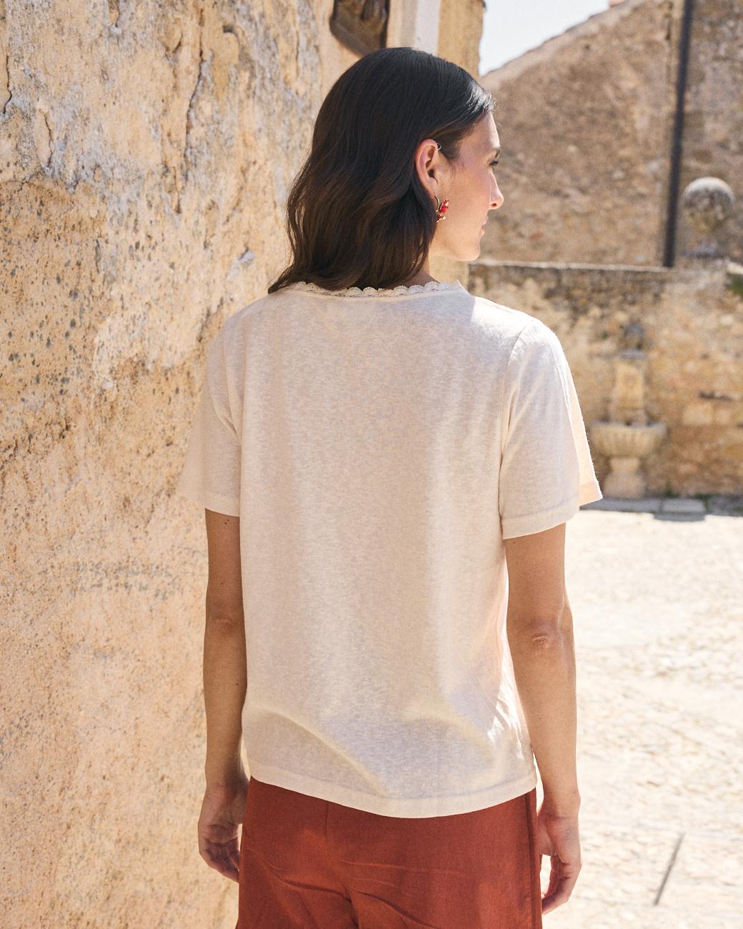 Camiseta Crochet Mila