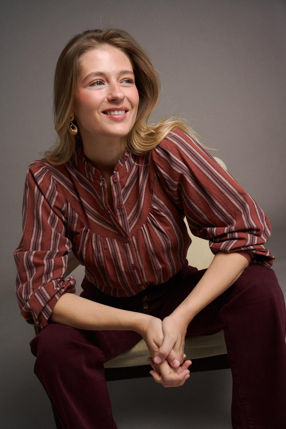 Chemise à rayures Juliette