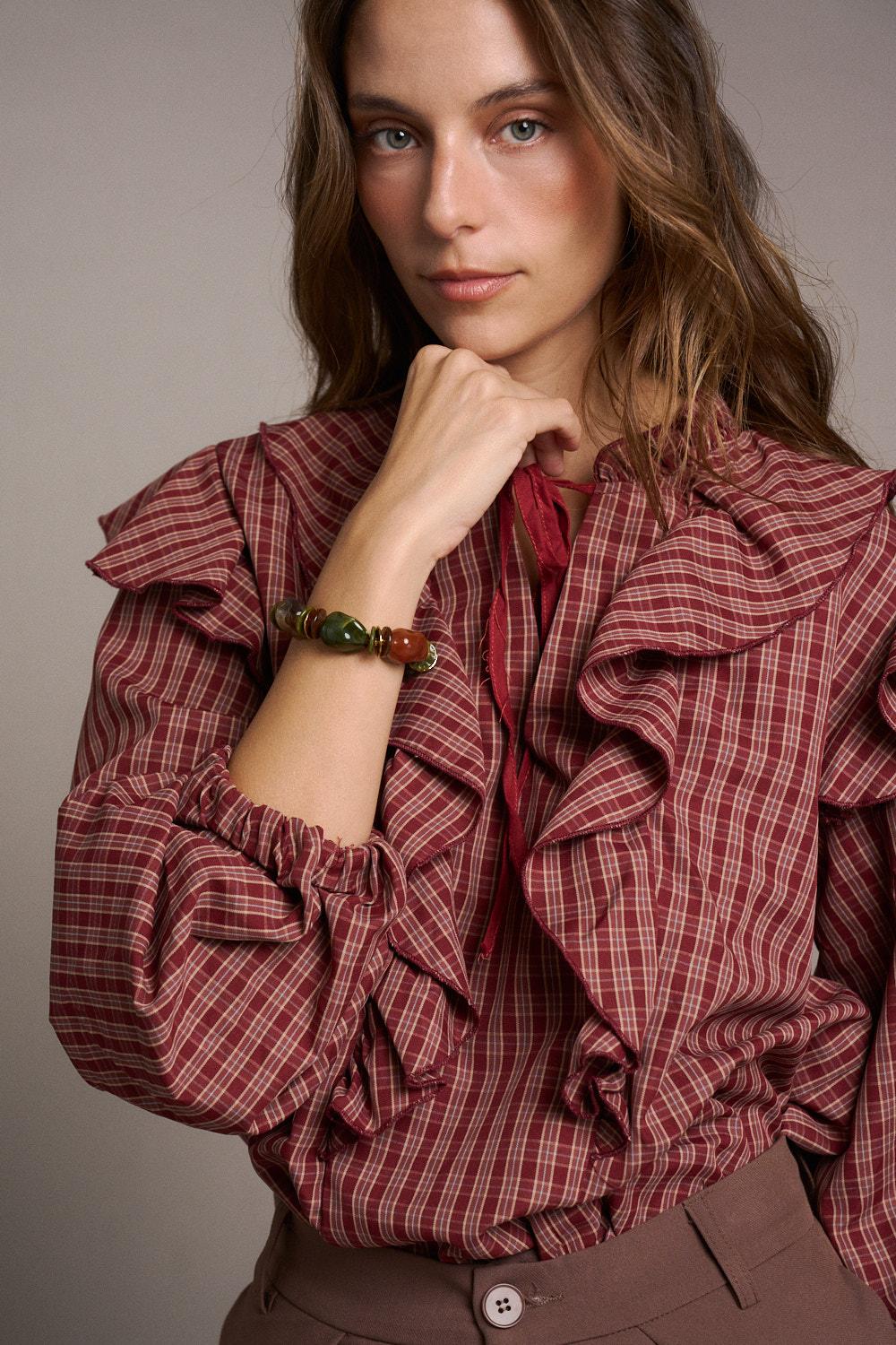 Blouse à nœud Éloïse