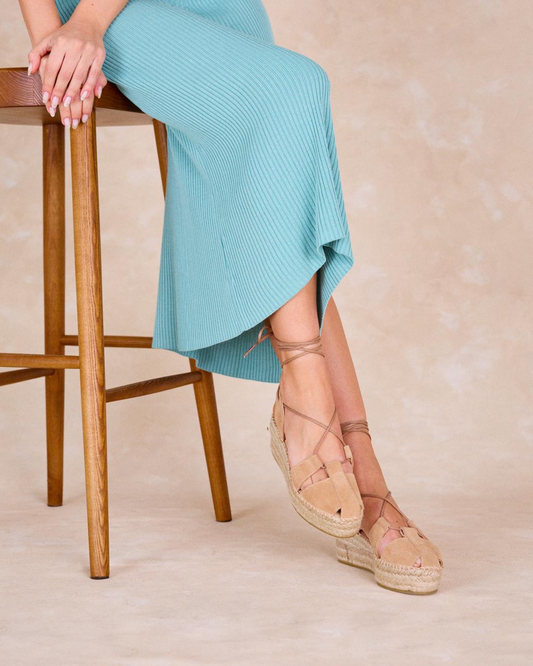Espadrille en suède Aurora