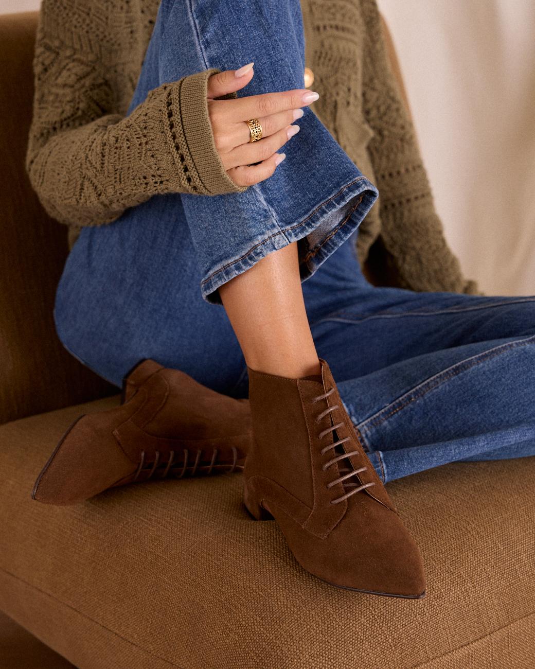 Bottines à lacets Ninne