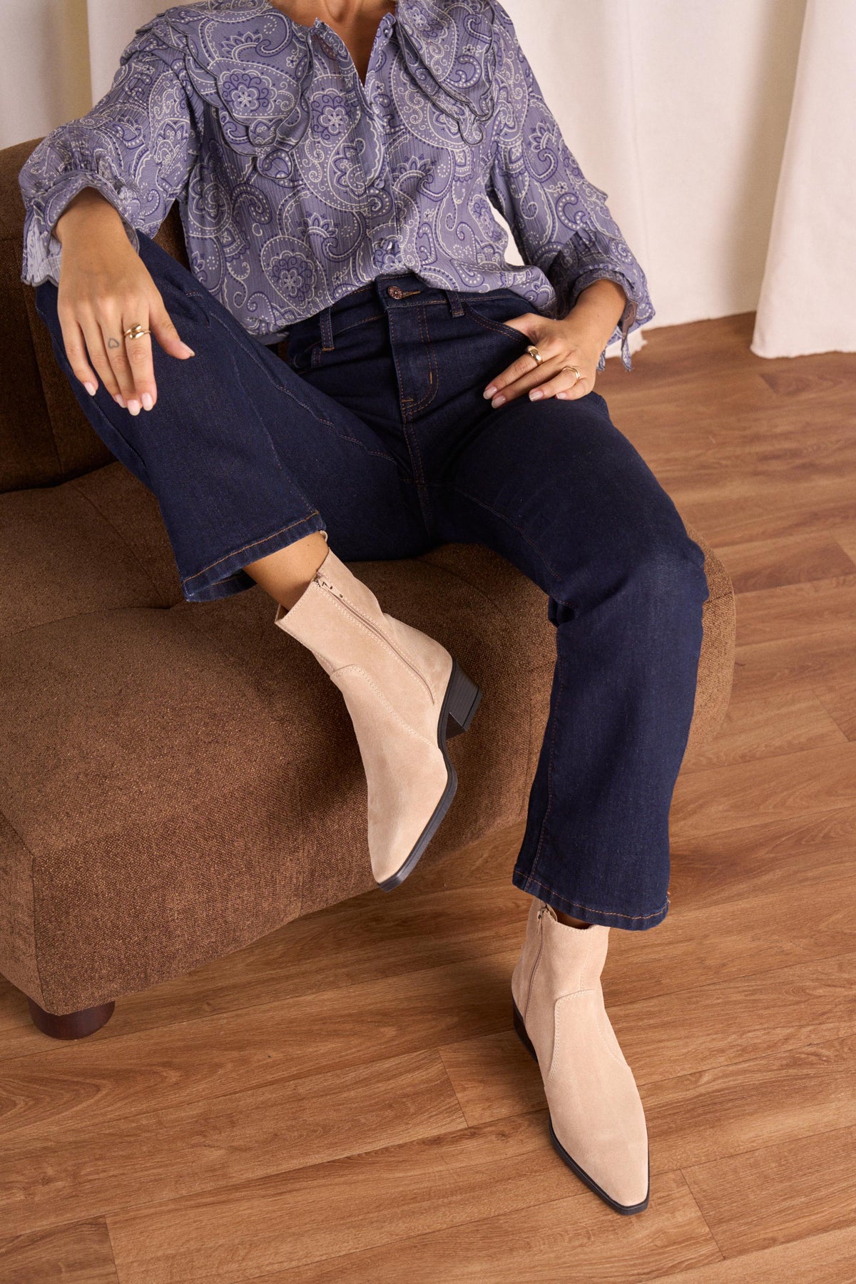 Leather Ankle Boot Marina