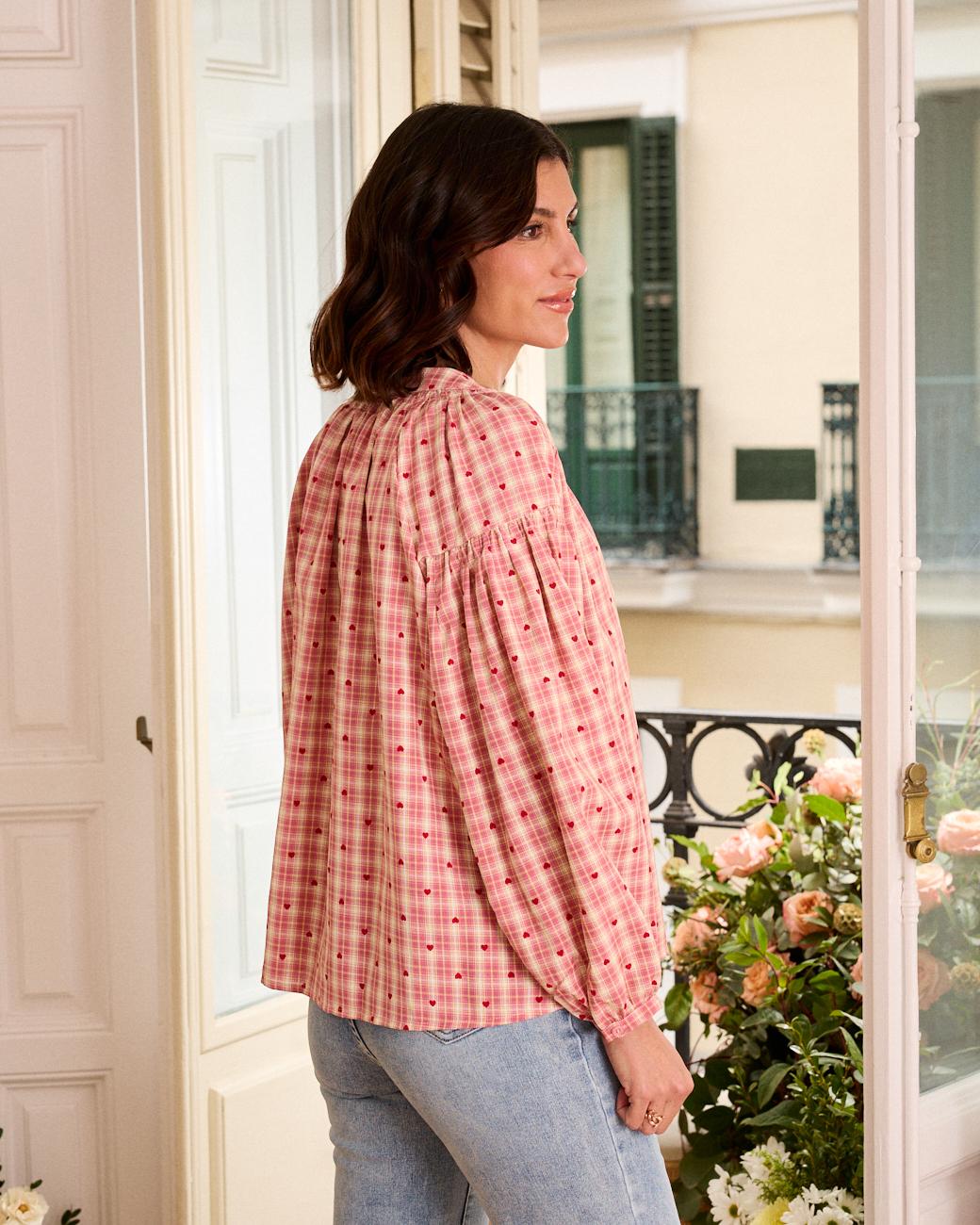 Blouse à cœurs Pilu