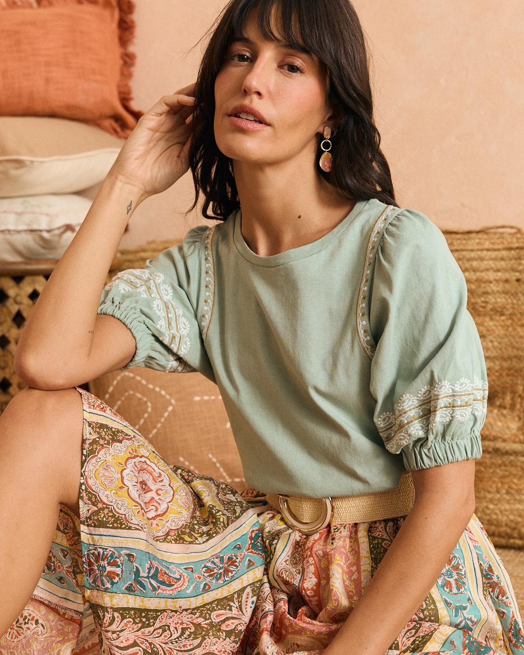 Camiseta Bordado Carlota