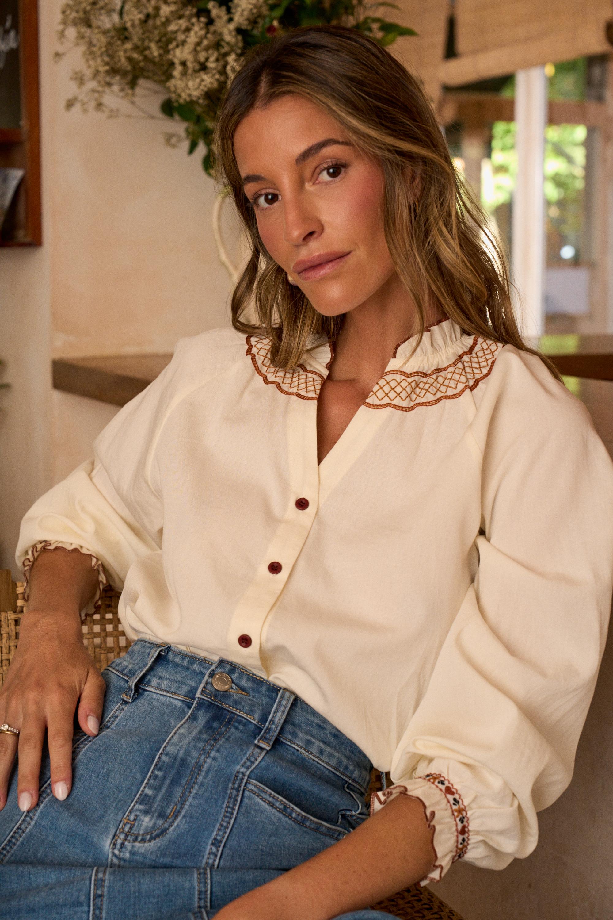 Camisa Bordado Alana