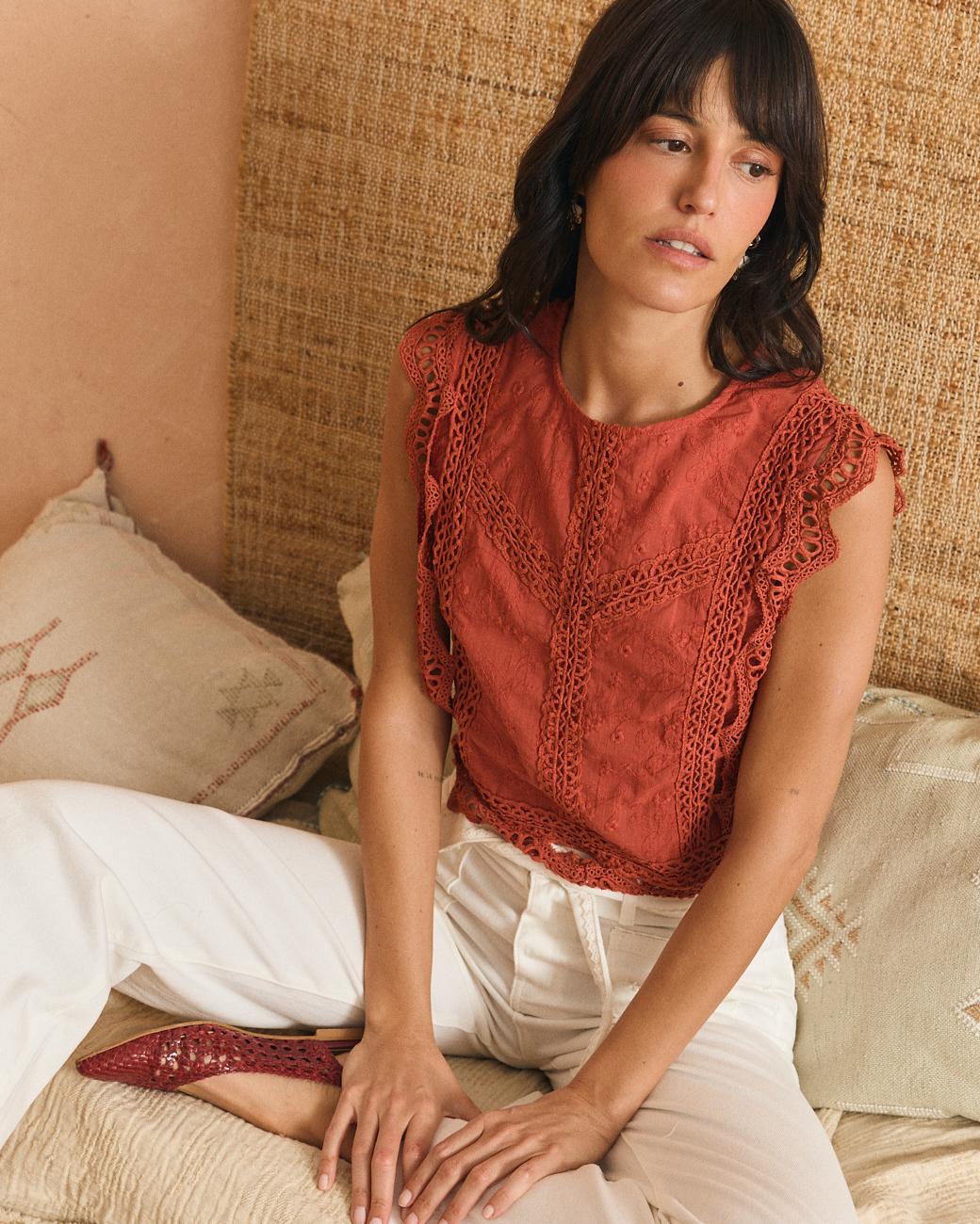 Blouse en maille Tana