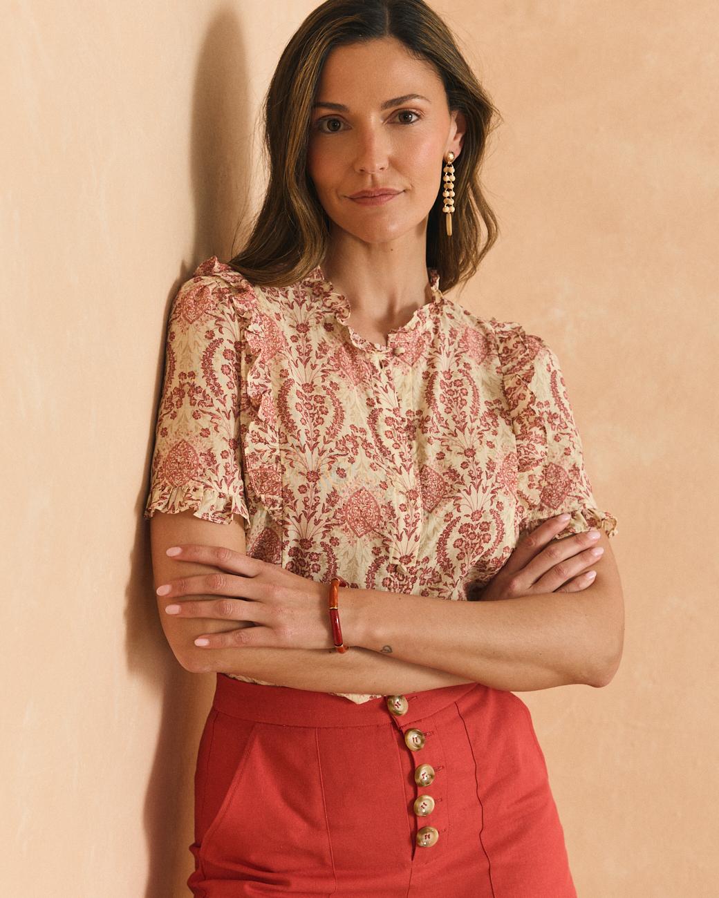 Adela Print Shirt