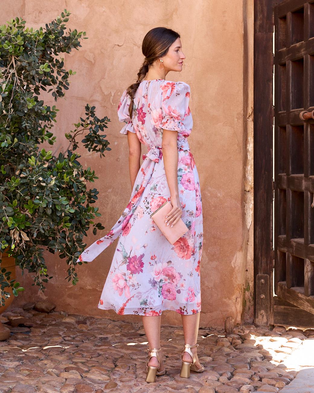 Vestido Flores Capuccine