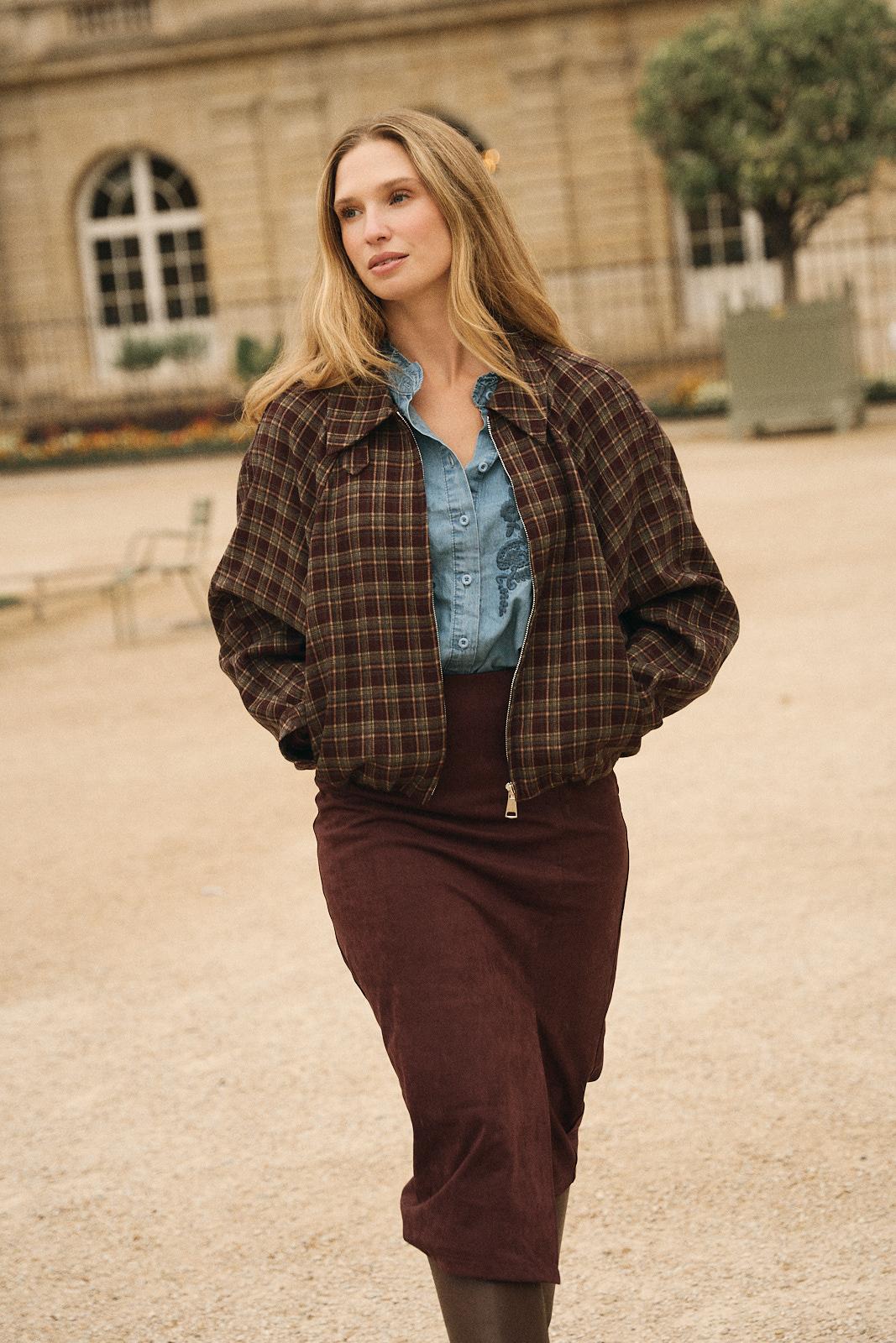 Mathilde Suede Skirt