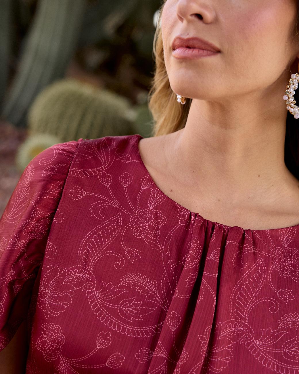 Vestido Estampado Cirene