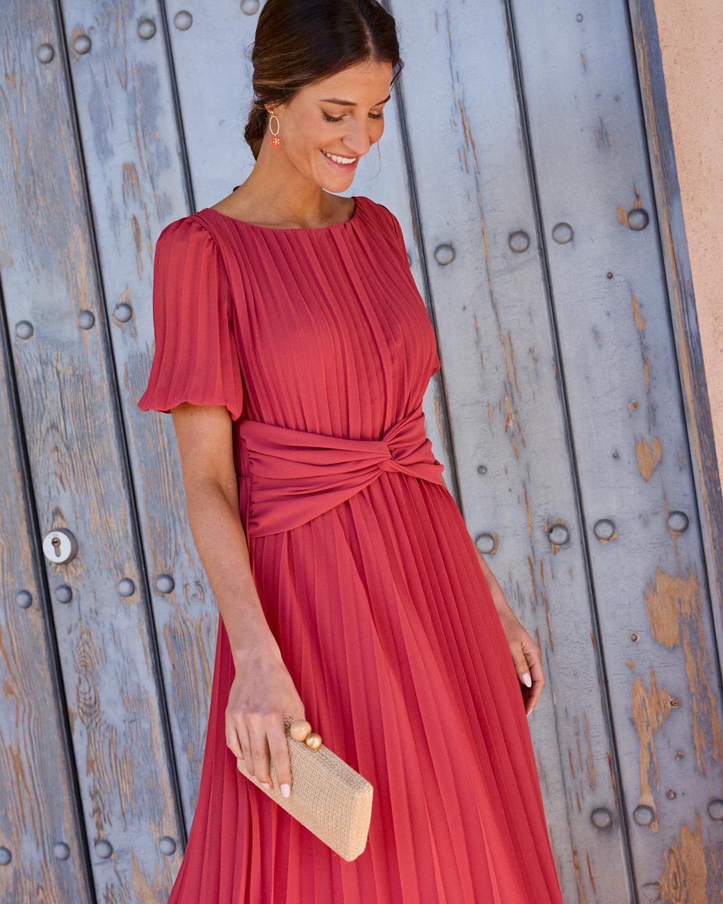 Robe plissée Candela