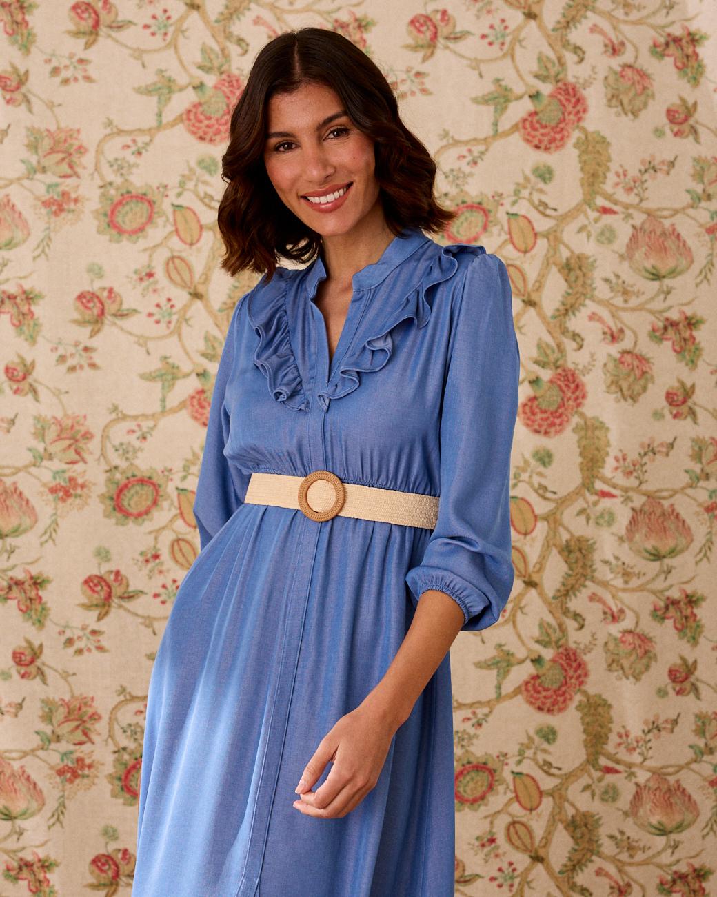 Robe en denim Roxana