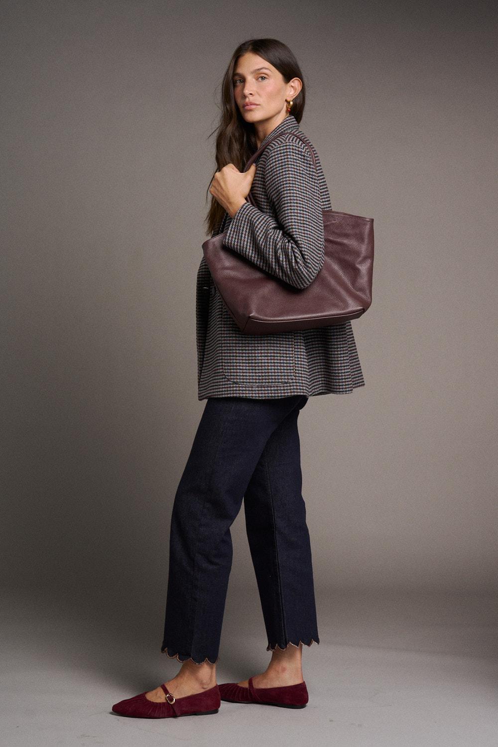 Manteau en drap Solaine