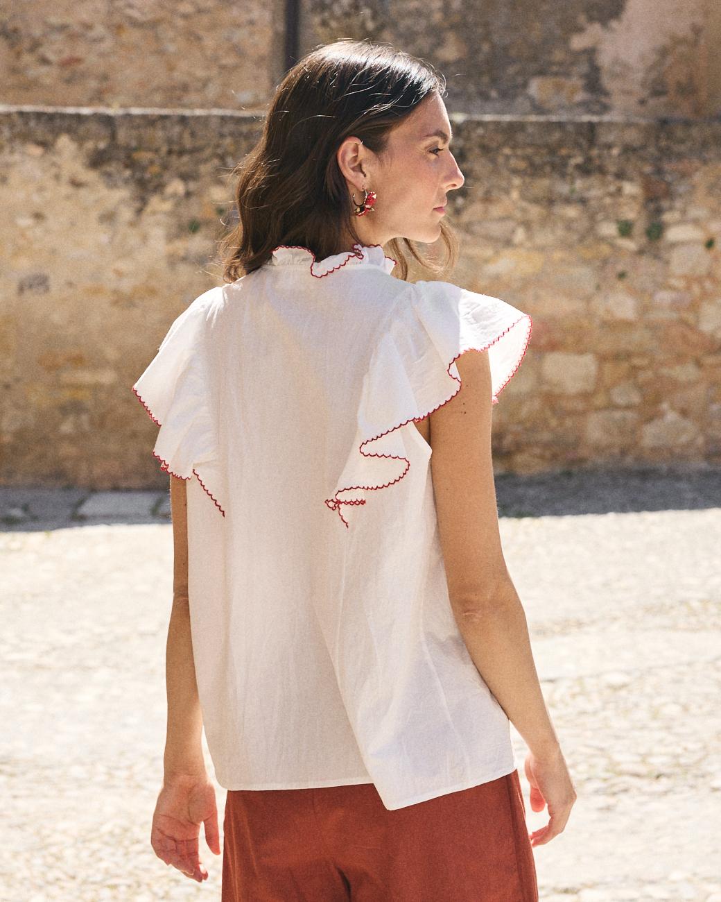 Camisa Manga Flaria