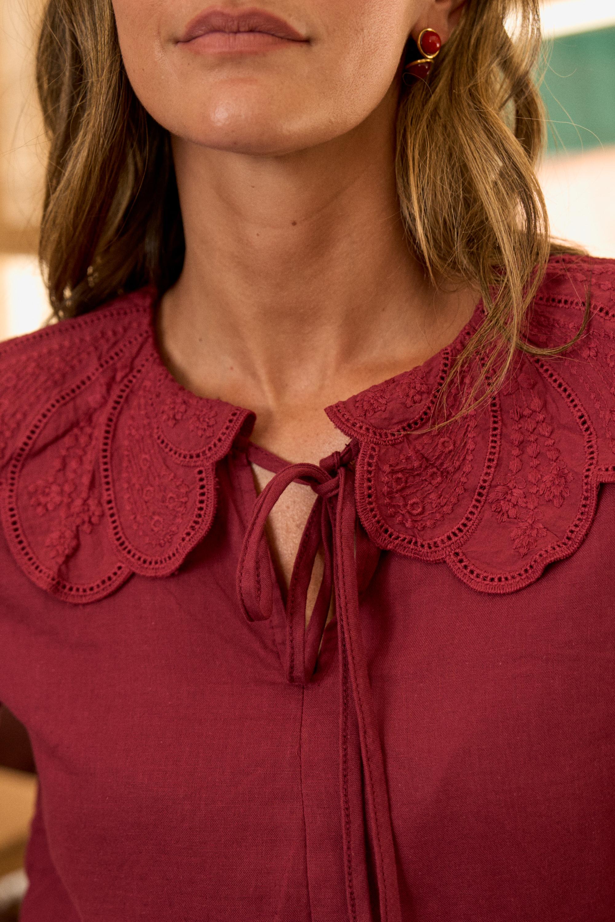 Blusa Burdeos Magnolia