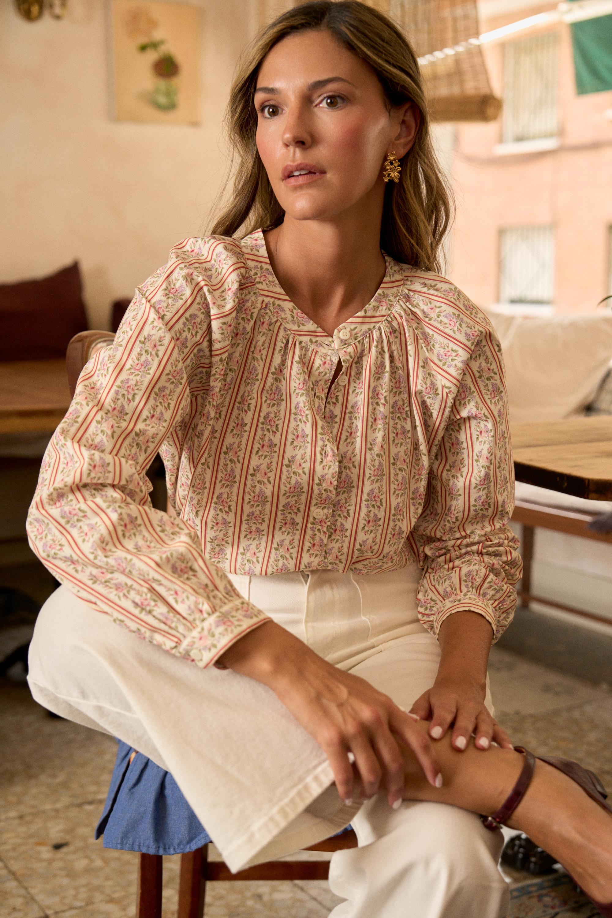 Camisa Rosas Tindra