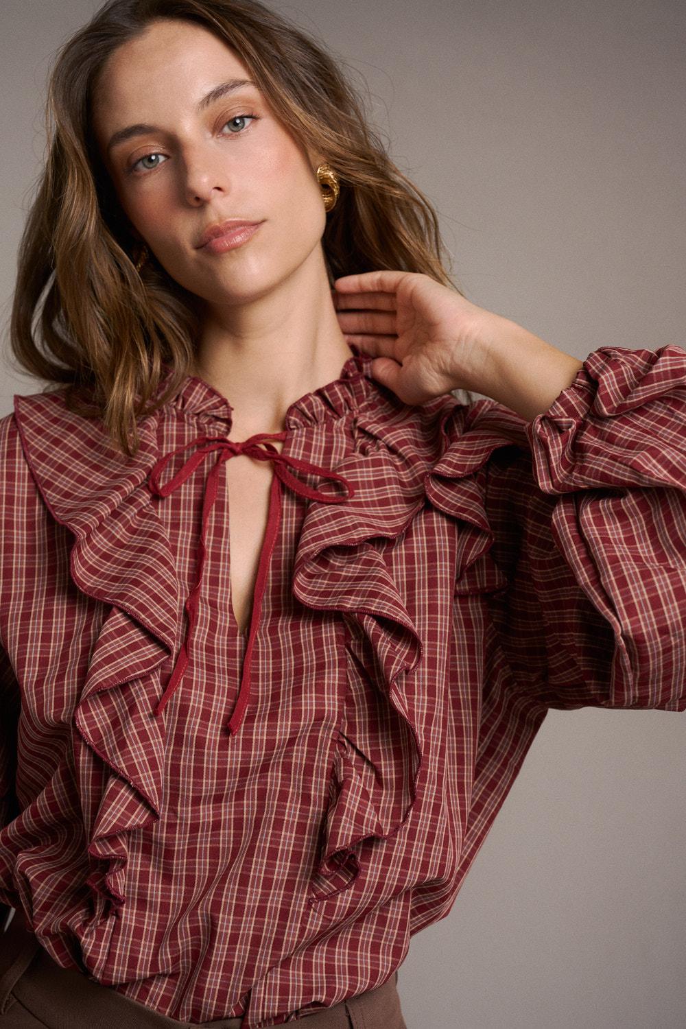 Blouse à nœud Éloïse