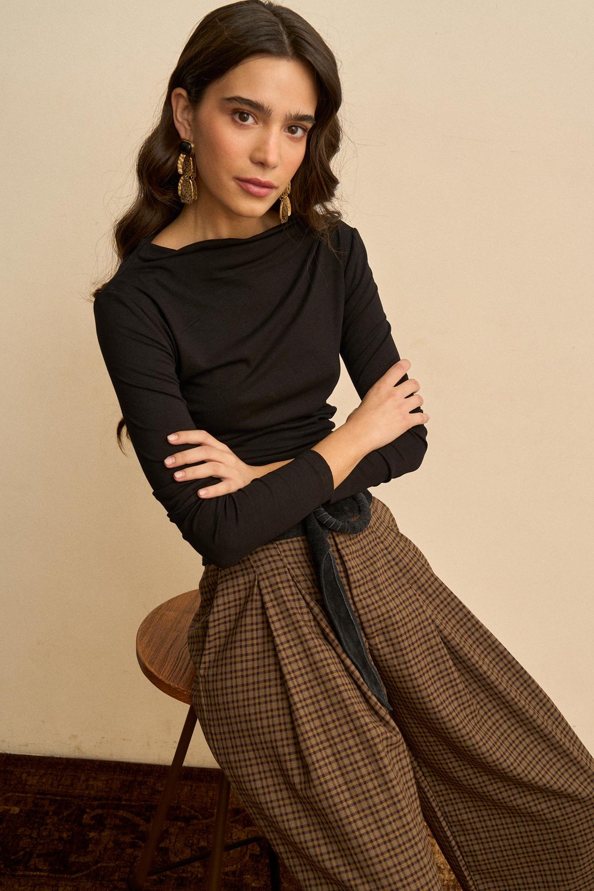 Black Isabella Top