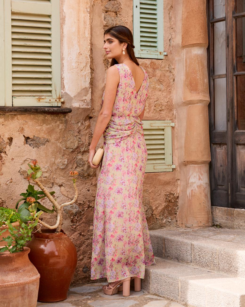 Vestido Flores Mariale