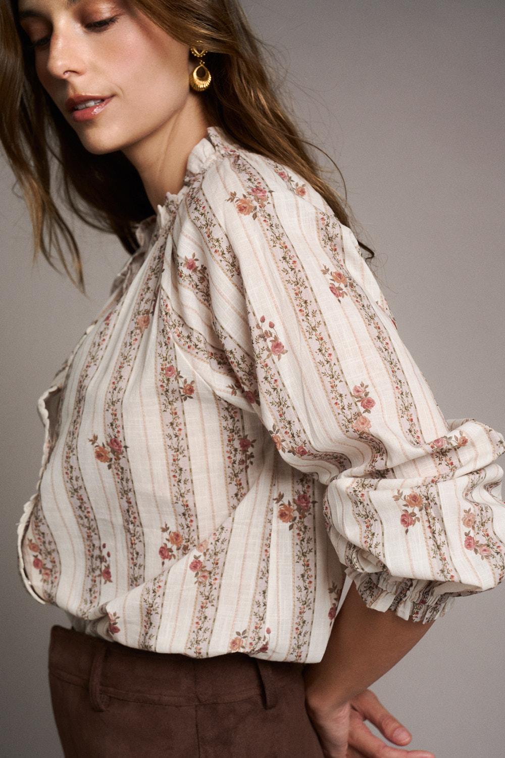 Blusa Estampado Floral Clementina