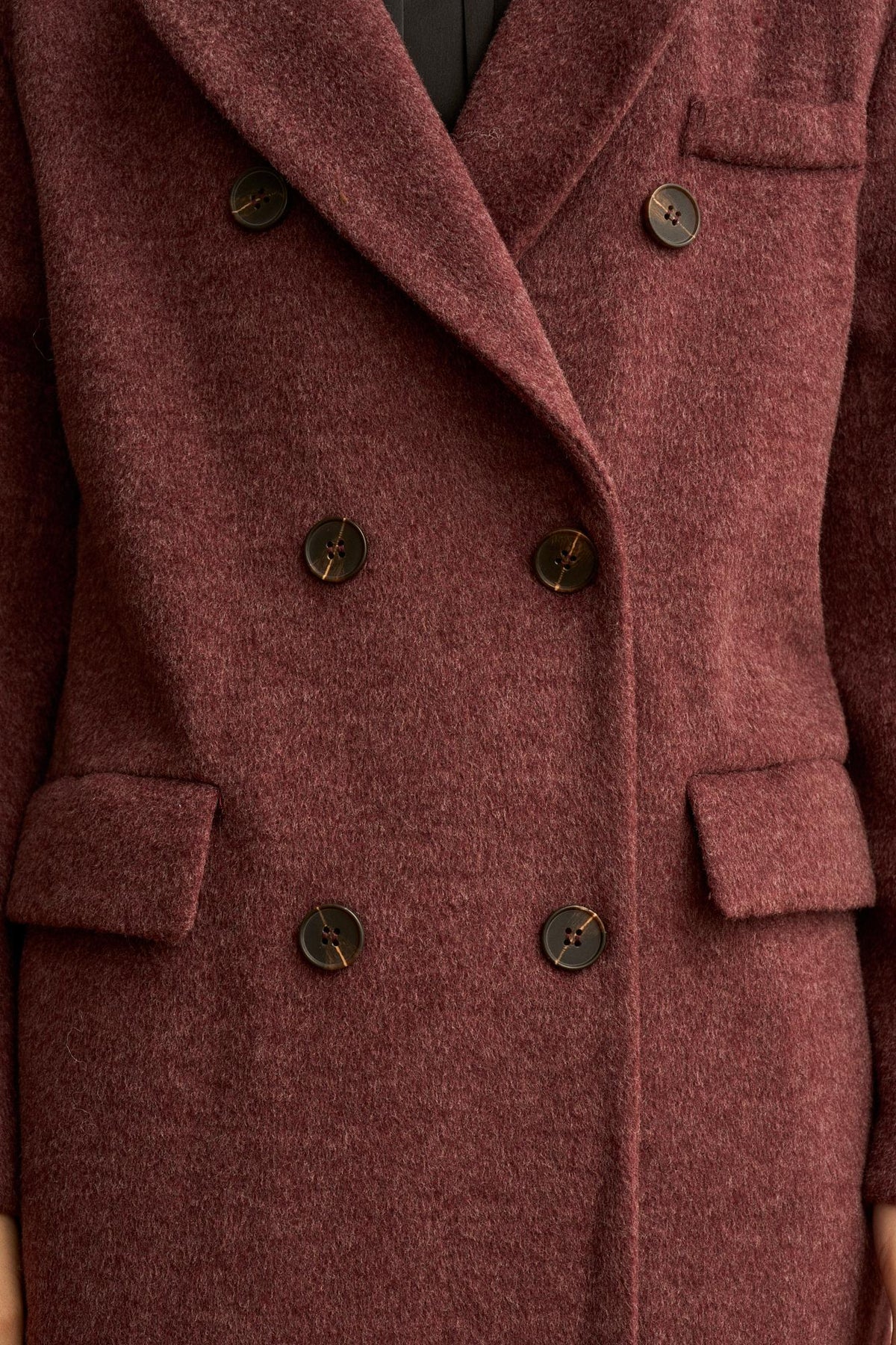 Eulalie Wool-Blend Wrap Coat