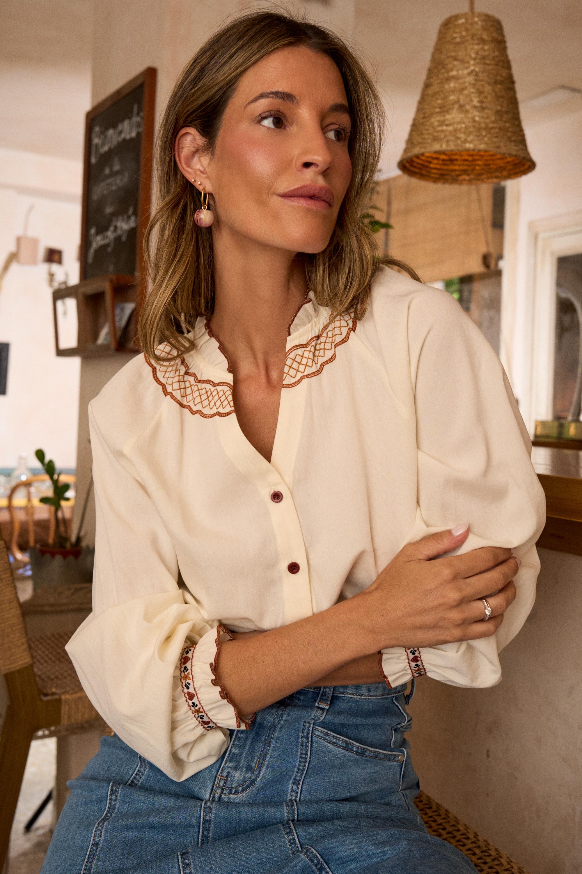 Camisa Bordado Alana