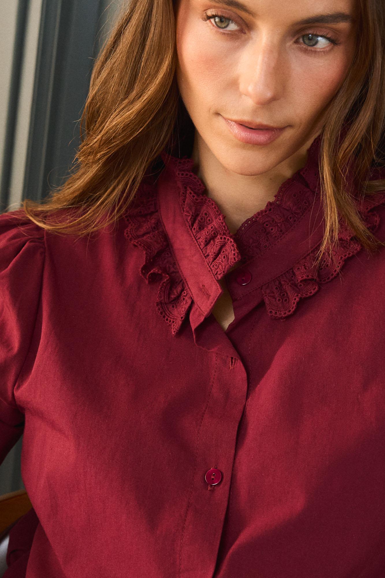 Rinna Collar Shirt