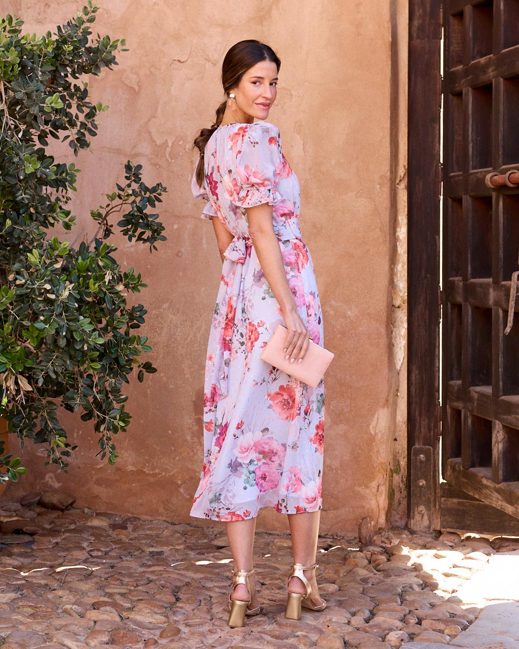 Vestido Flores Capuccine