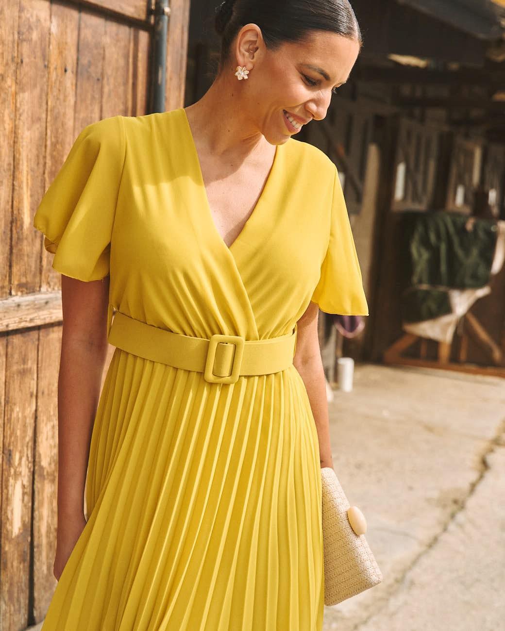Robe plissée Elodi