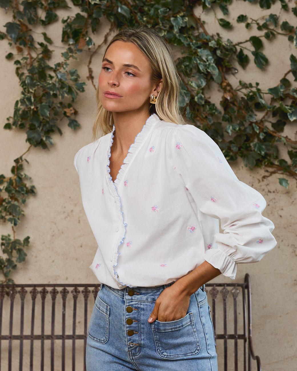 Rocío Deep V Shirt