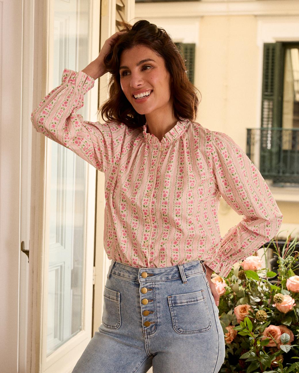 Chemise à fleurs Roberta