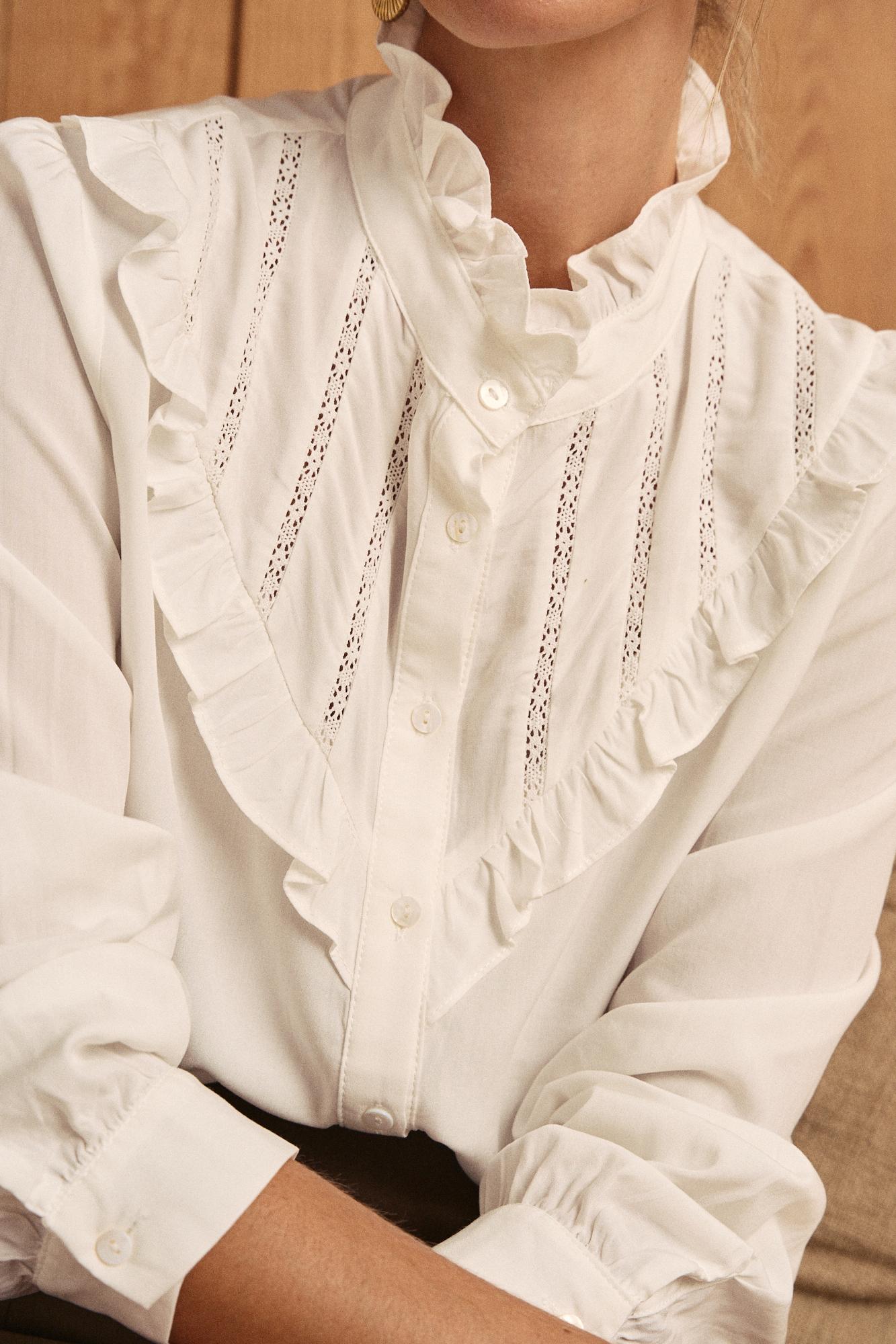 Meritxel Ruffle Shirt