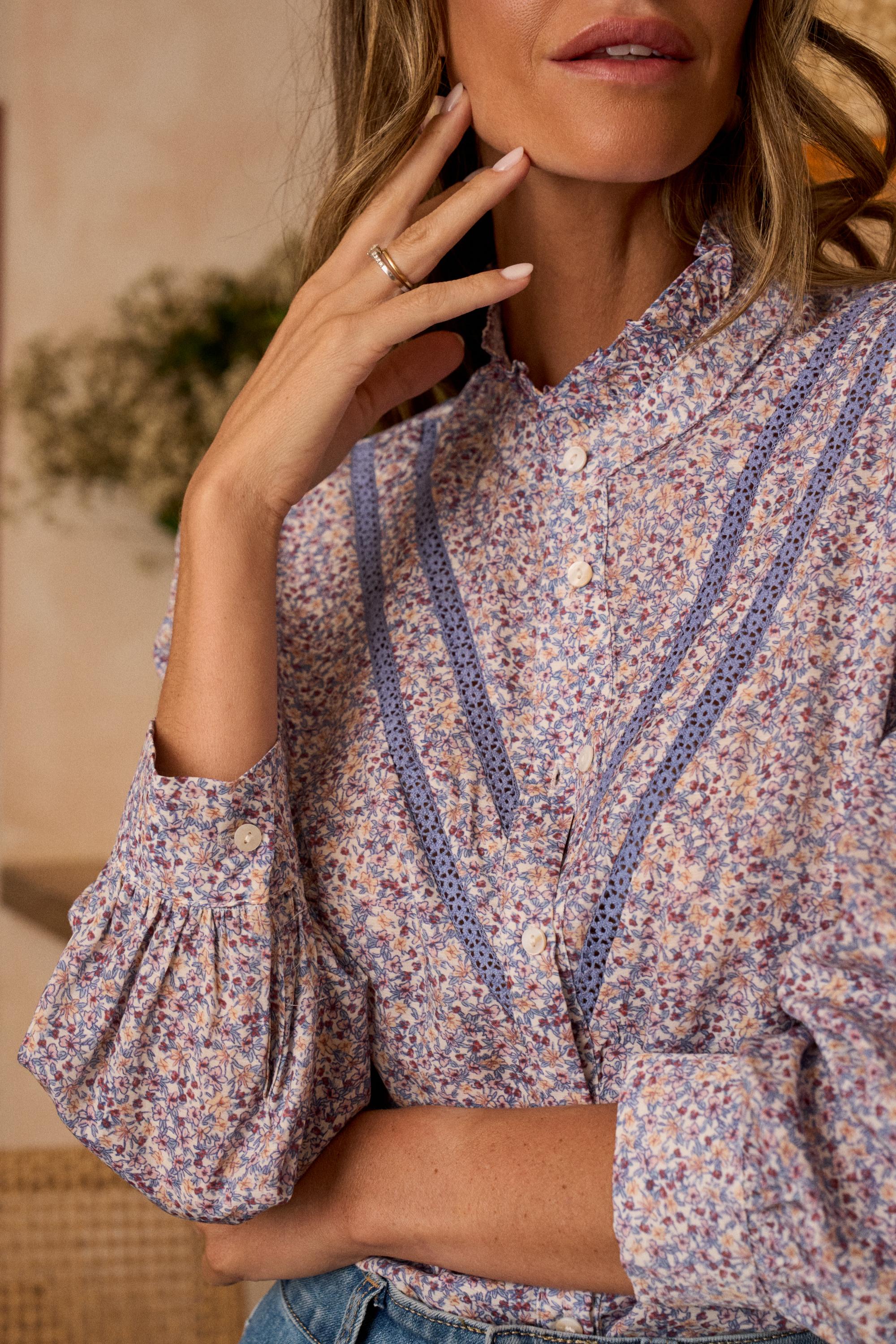 Camisa Flores Liberty