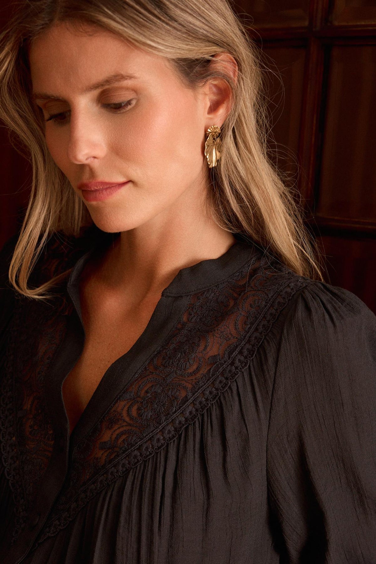 Chemise en dentelle Lorina