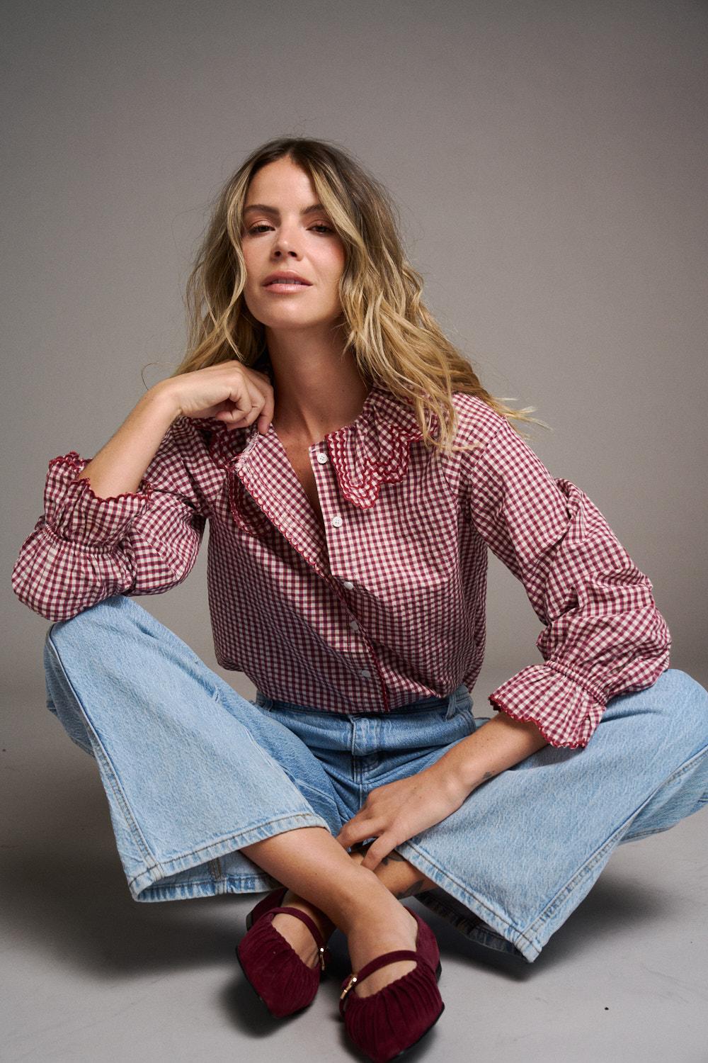 Blusa Cuadros Aurelia